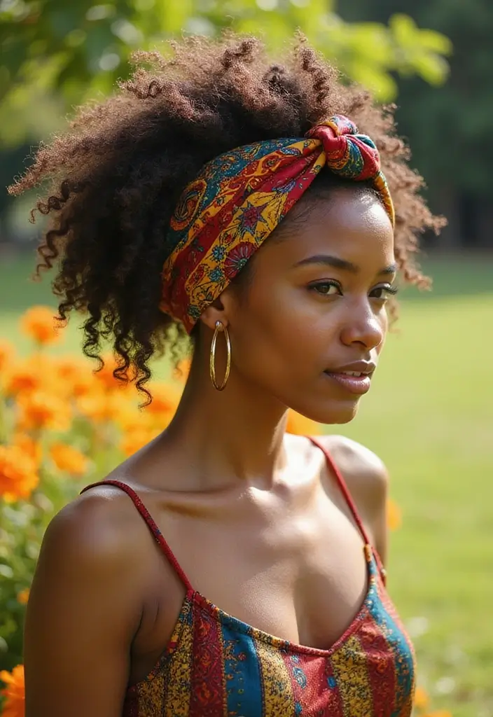 23 Hairstyles to Hide Bangs Perfectly and Stylishly - 10. Hair Wrap Styles