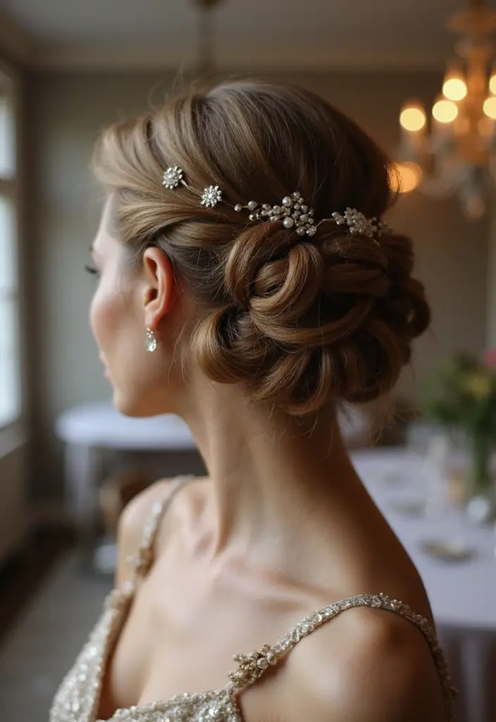 23 Hairstyles to Hide Bangs Perfectly and Stylishly - 12. French Twist