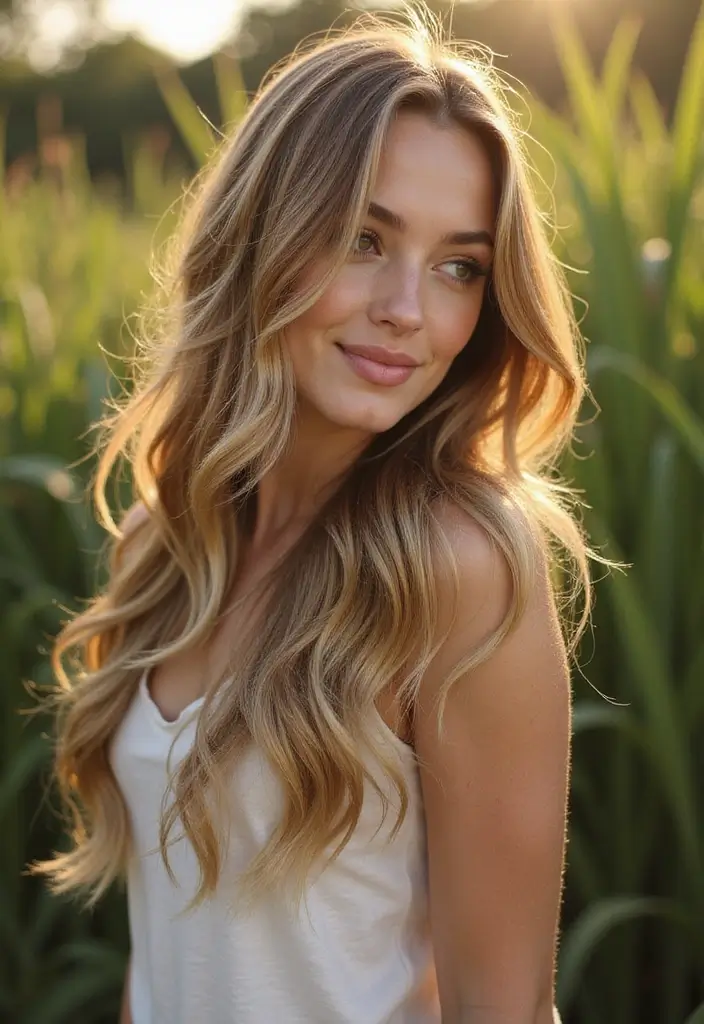 23 Hairstyles to Hide Bangs Perfectly and Stylishly - 13. Layered Waves