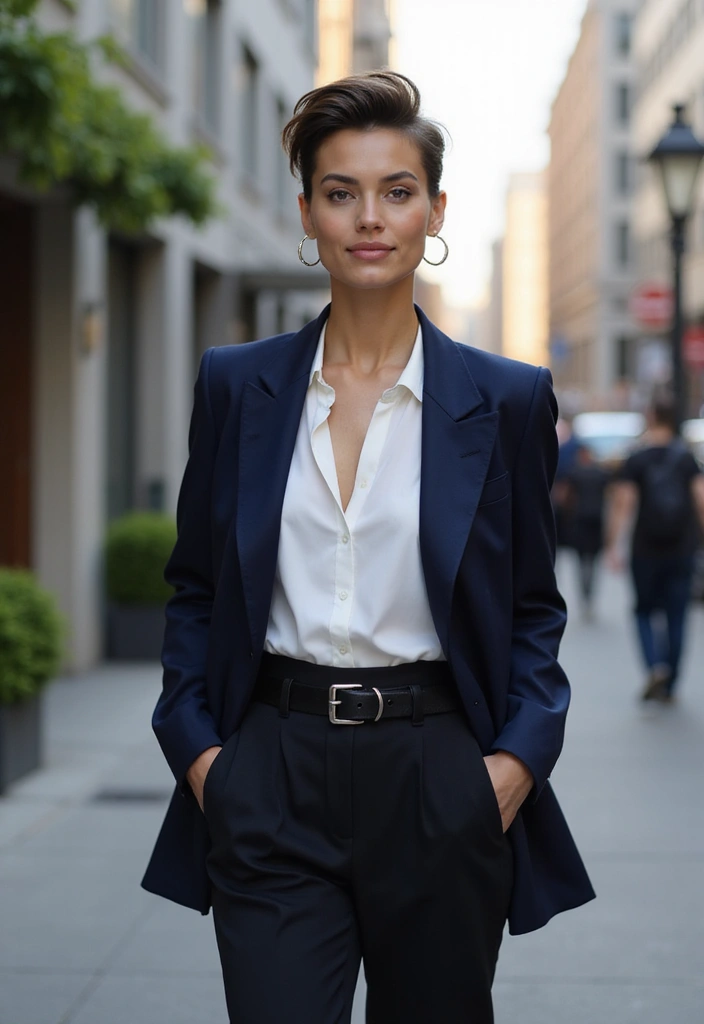 23 Sleek Hairstyles Slick Back Looks for Confidence - 14. Modern Faux Hawk