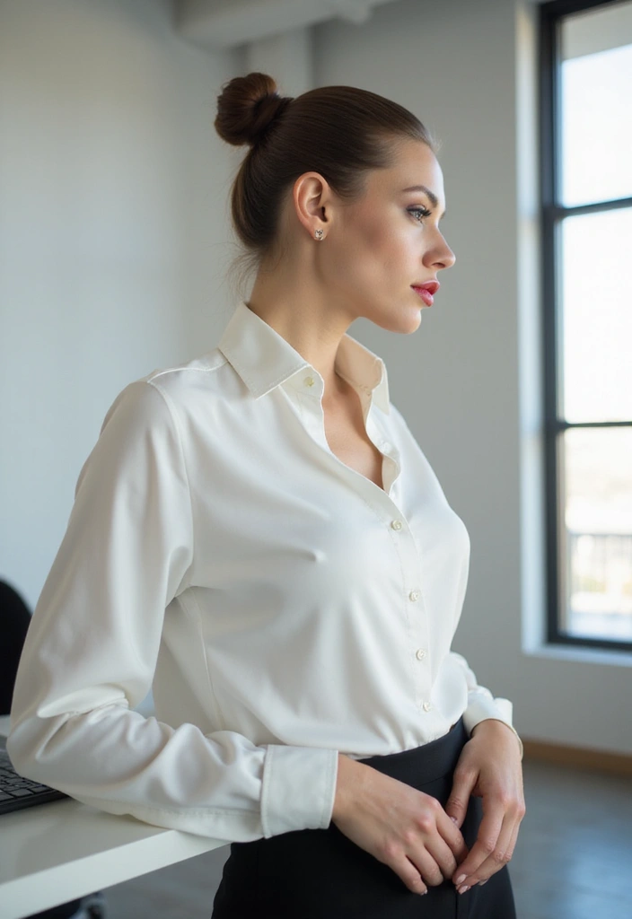 23 Sleek Hairstyles Slick Back Looks for Confidence - 2. Slicked Back Bun