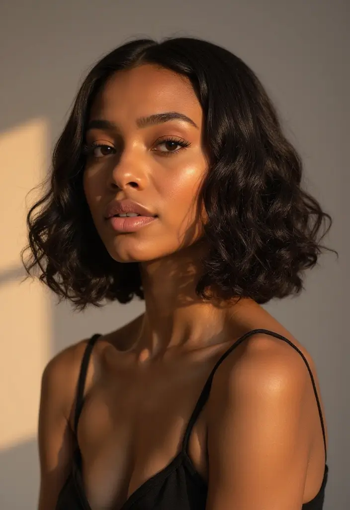 24 Beautiful Hairstyles Over Locs to Flaunt Your Style - 14. Sleek Loc Bob