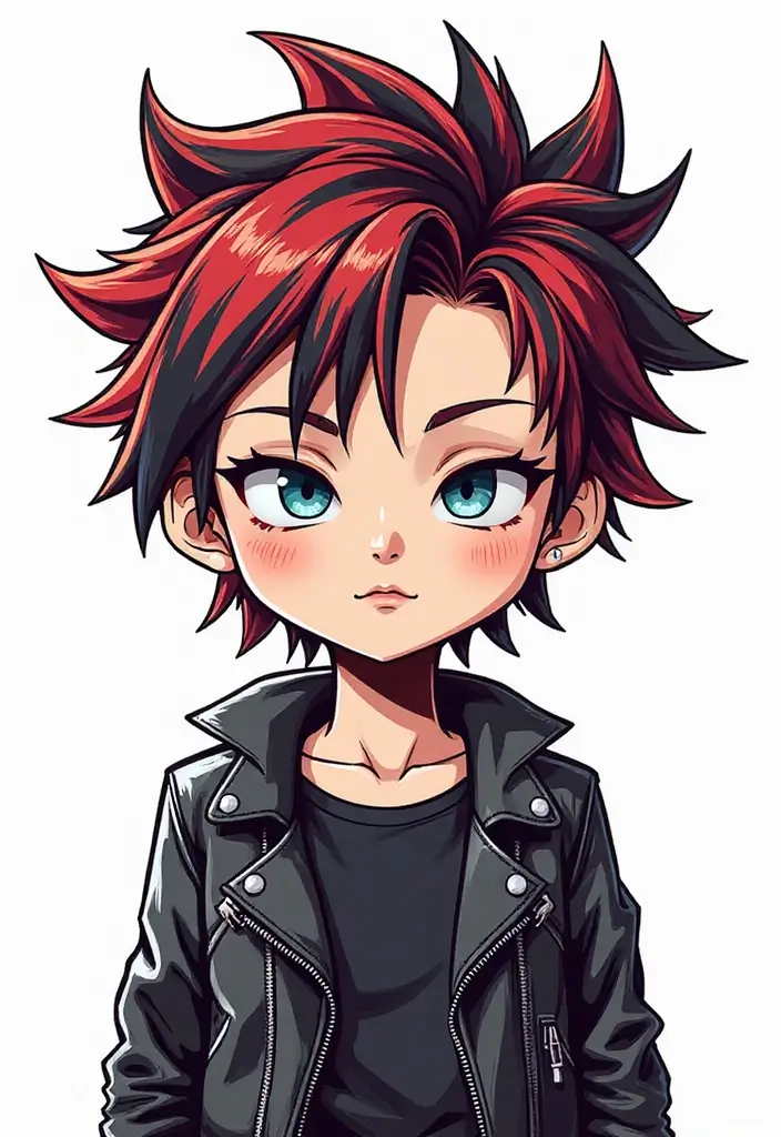 24 Creative Hairstyles Drawing Ideas for Inspiration - 12. Spiky Hairstyles