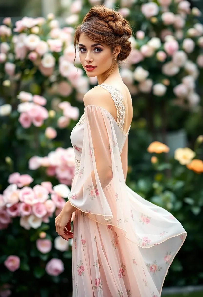 24 Eco-Friendly Haircuts for Medium Length Hair That Works Well - 18. Twisted Updo