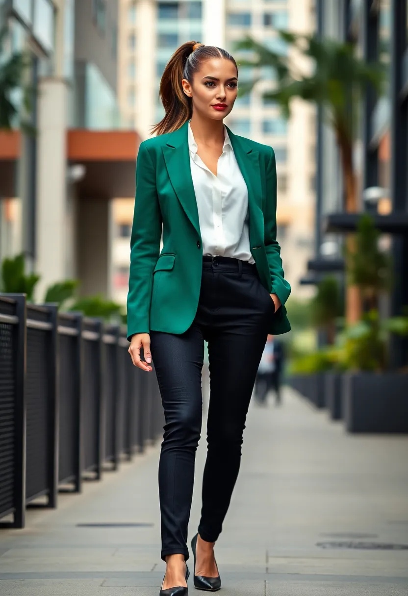 24 Eco-Friendly Haircuts for Medium Length Hair That Works Well - 22. The Smooth Ponytail
