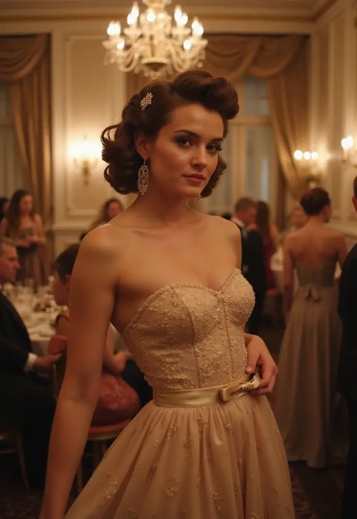 24 Hair Style Ideas to Refresh Your Look - 4. Retro Glam Updo