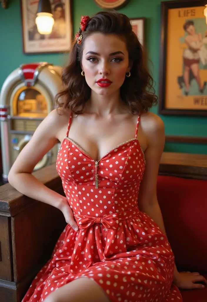 24 Hair Style Ideas to Refresh Your Look - 5. Sweet Pin-Up Curls