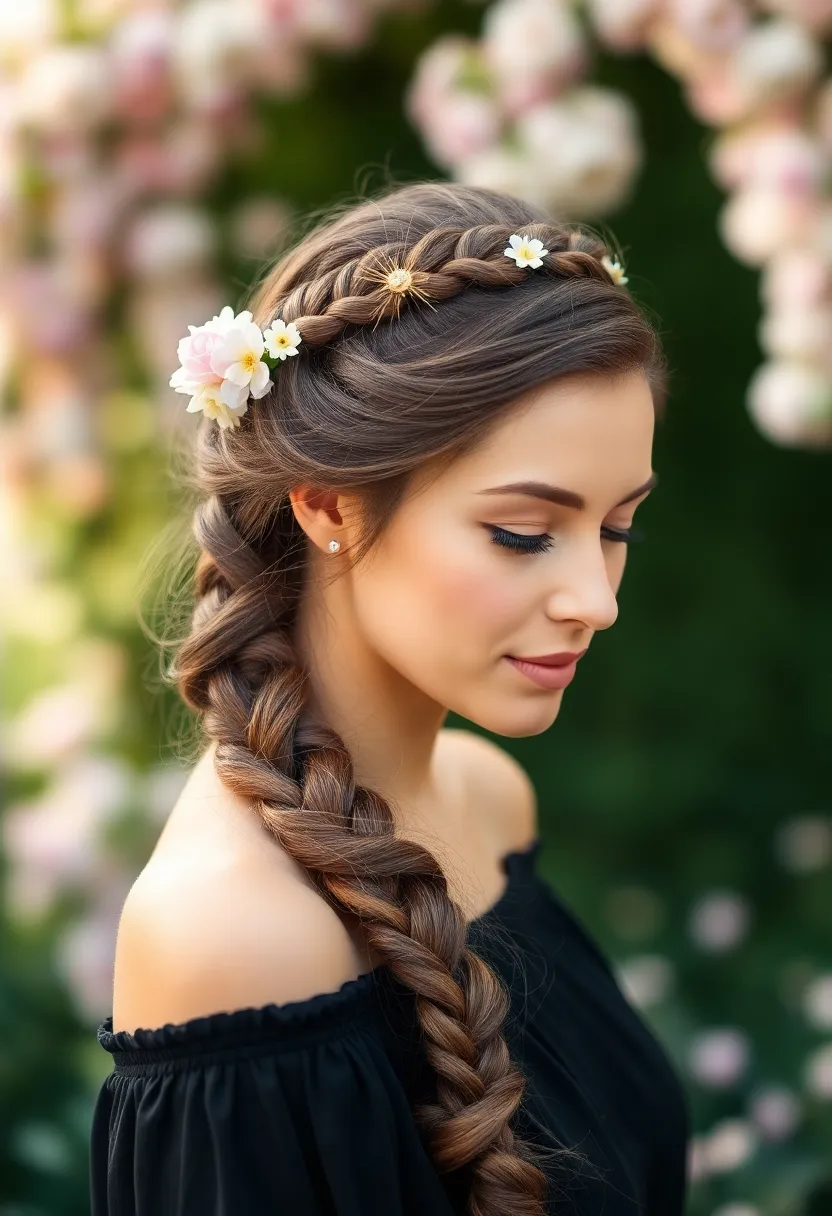 24 Hair Styles Braids Ideas for Every Hair Type - 16. Halo Fishtail Braids