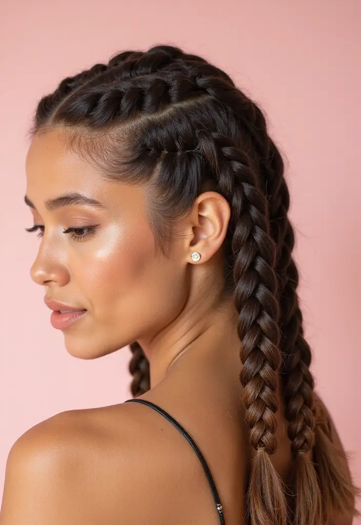24 Hair Styles Braids Ideas for Every Hair Type - 2. Dutch Braids