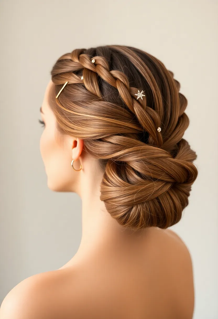 24 Hair Styles Braids Ideas for Every Hair Type - 20. Braided Bun