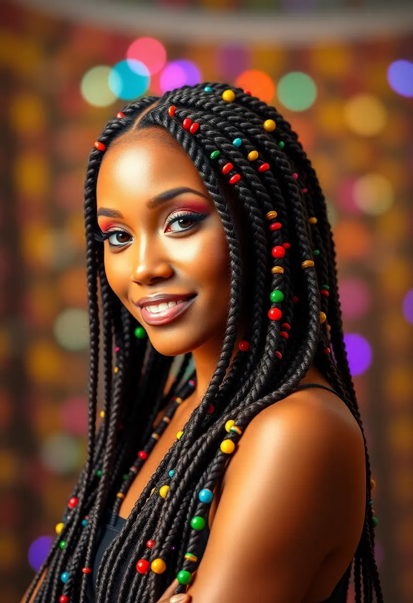 24 Hair Styles Braids Ideas for Every Hair Type - 24. Beaded Braids