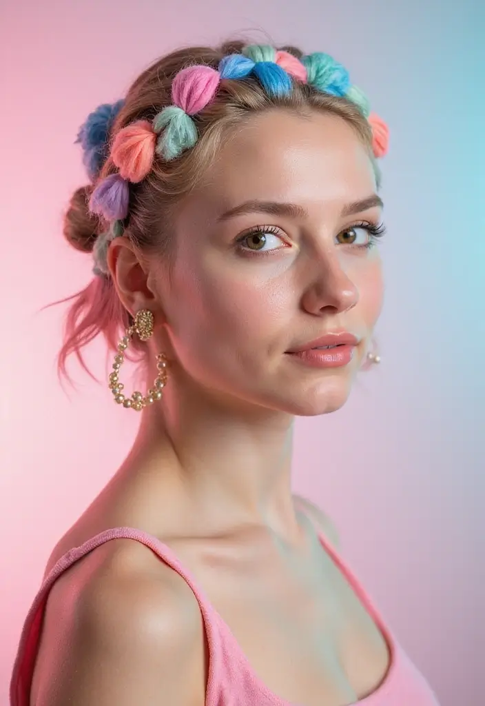 24 Hair Styles for Short Hair That Are Fun and Easy - 11. Bubble Braid