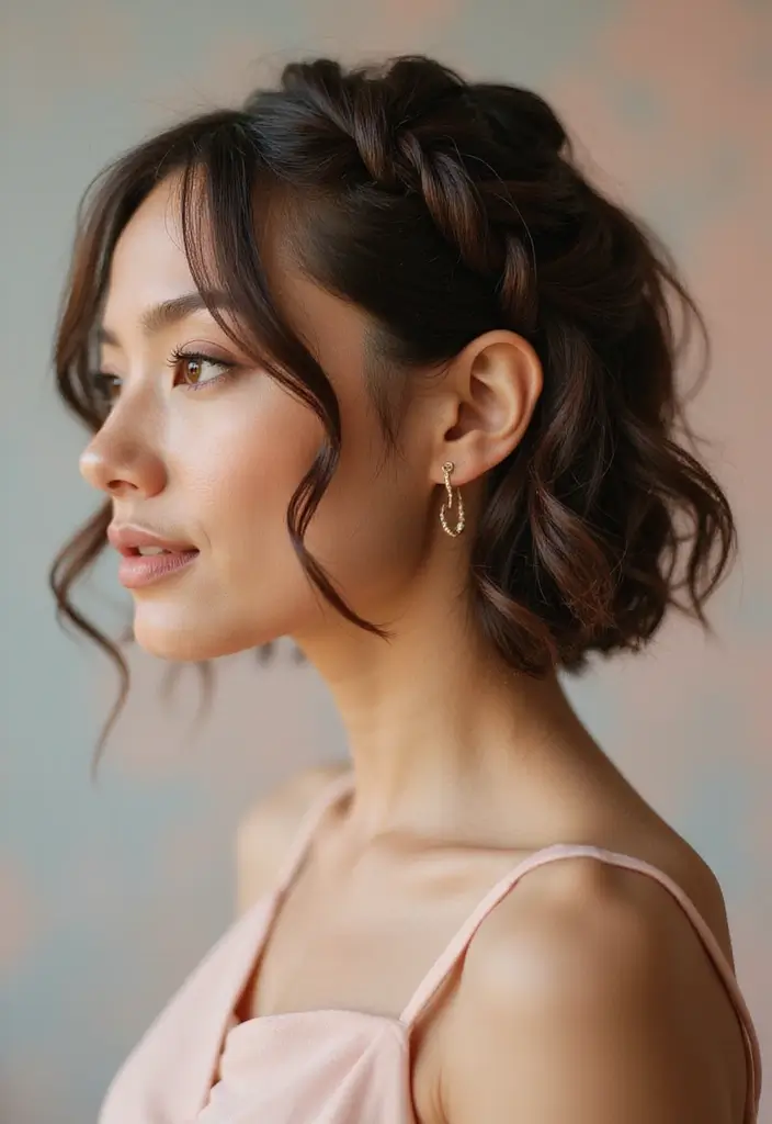 24 Hair Styles for Short Hair That Are Fun and Easy - 12. Twist and Pin
