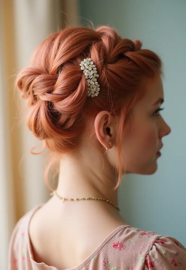 24 Hair Styles for Short Hair That Are Fun and Easy - 19. The Pinwheel Braid