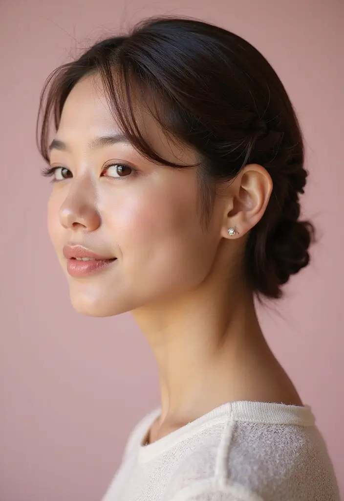 24 Hair Styles for Short Hair That Are Fun and Easy - 24. The Sleek Side Braid