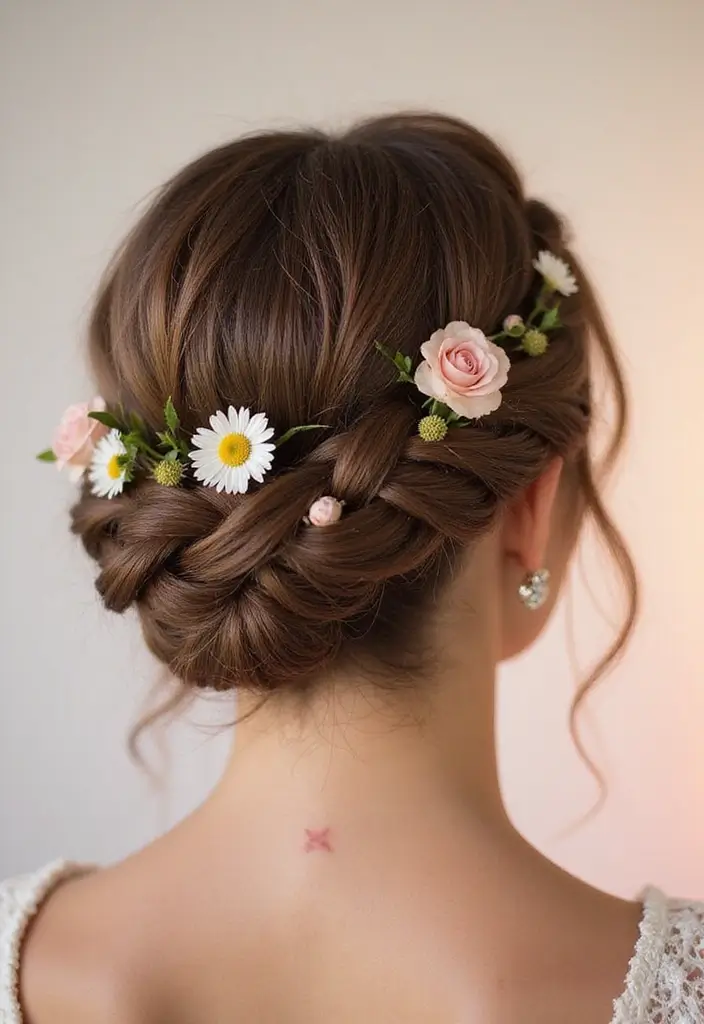 24 Hair Styles for Short Hair That Are Fun and Easy - 8. Twisted Crown Braid