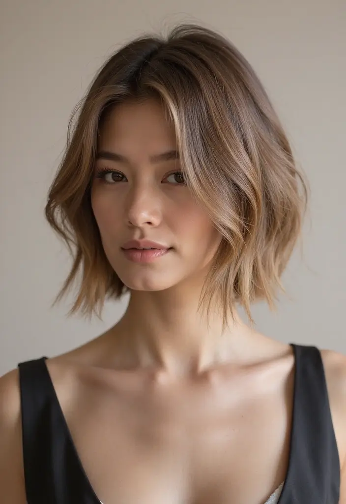 24 Haircut Designs to Express Your Personality - 1. Asymmetrical Bob