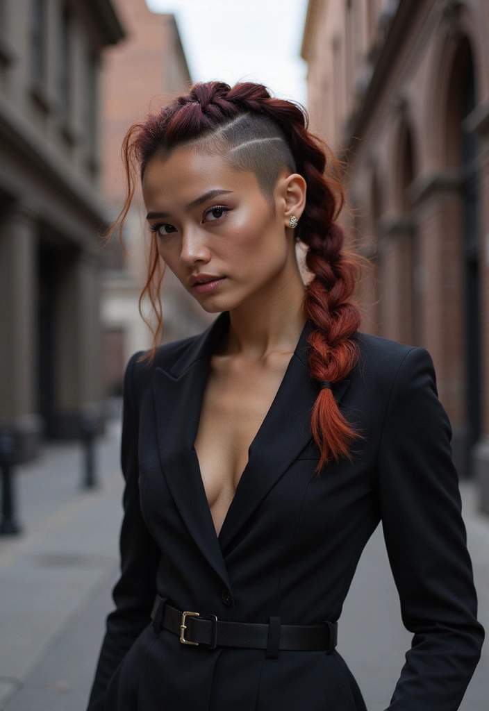 24 Haircut Designs to Express Your Personality - 14. Braided Undercut