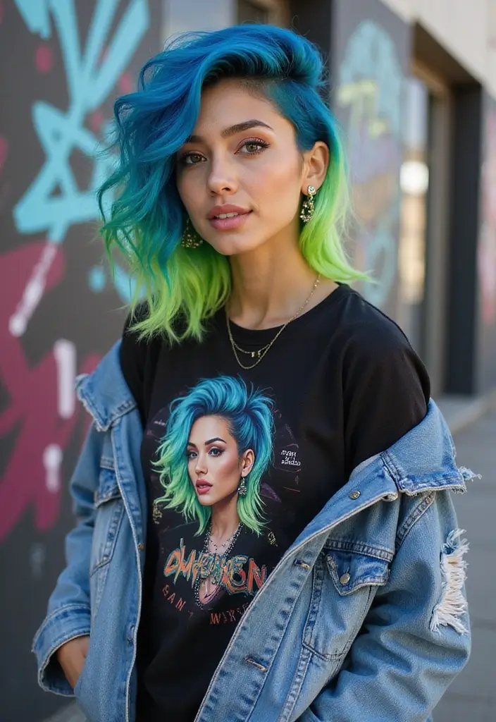 24 Haircut Designs to Express Your Personality - 21. The Mullet with a Twist
