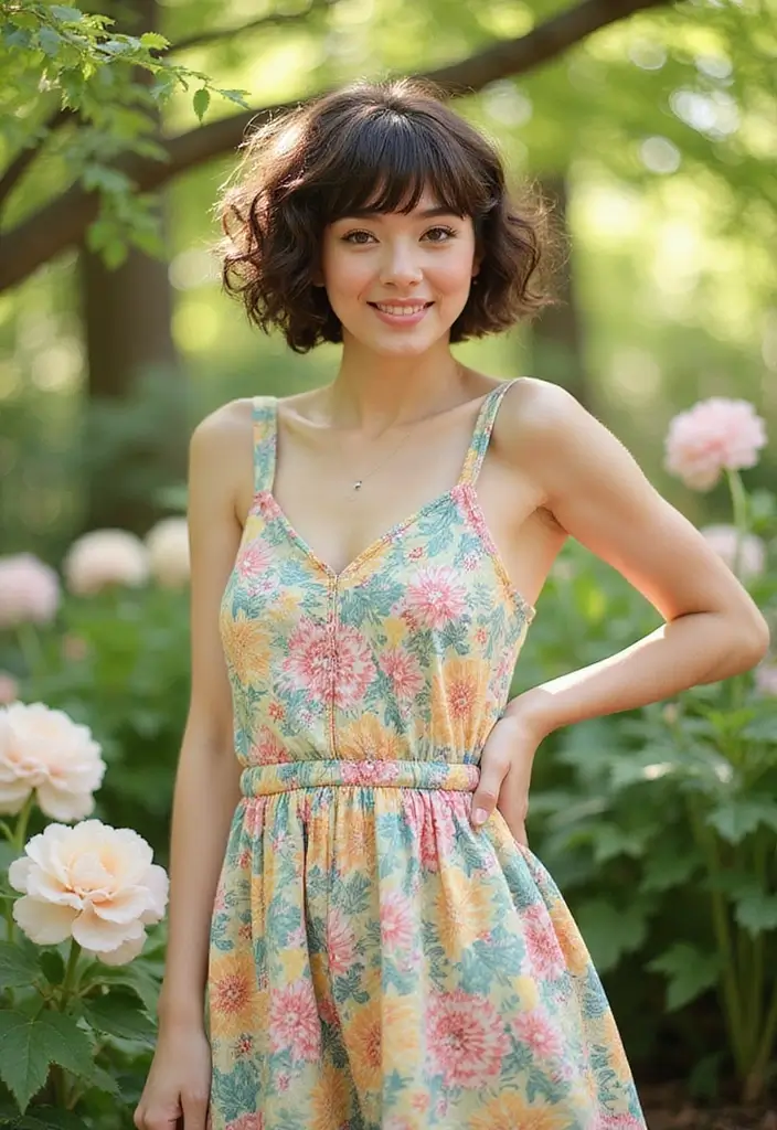 24 Haircut Short Styles That Are Timeless - 13. Curly Bangs and Short Hair
