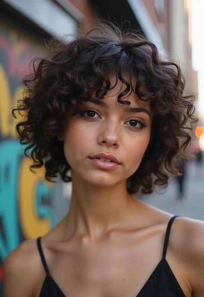 24 Haircut Short Styles That Are Timeless - 9. Bowl Cut with Curls