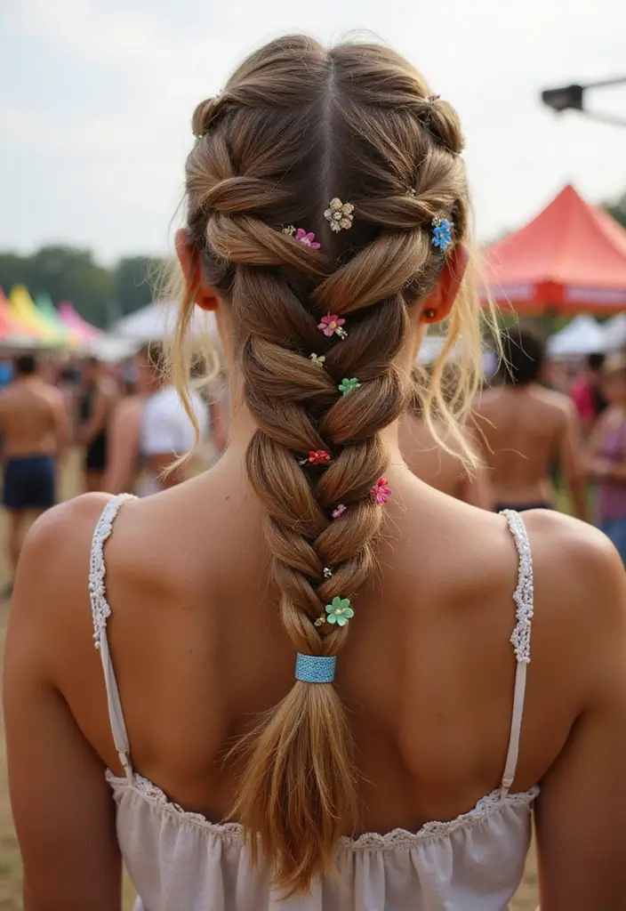 24 Hairstyles to Do with Braids for a Unique Look - 16. Criss-Cross Braids