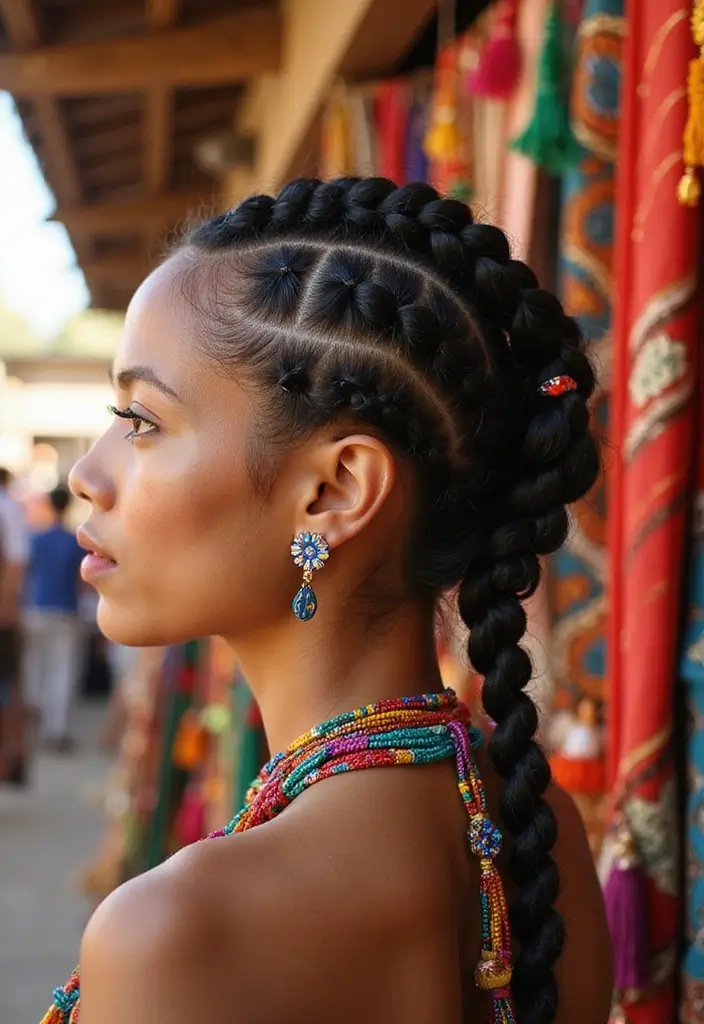 24 Hairstyles to Do with Braids for a Unique Look - 9. Tribal Braids