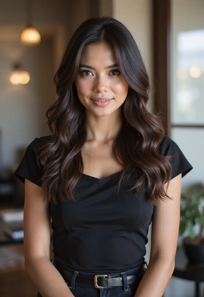 24 Low Maintenance Short Haircuts for Wavy Hair - 14. Wavy Side Part