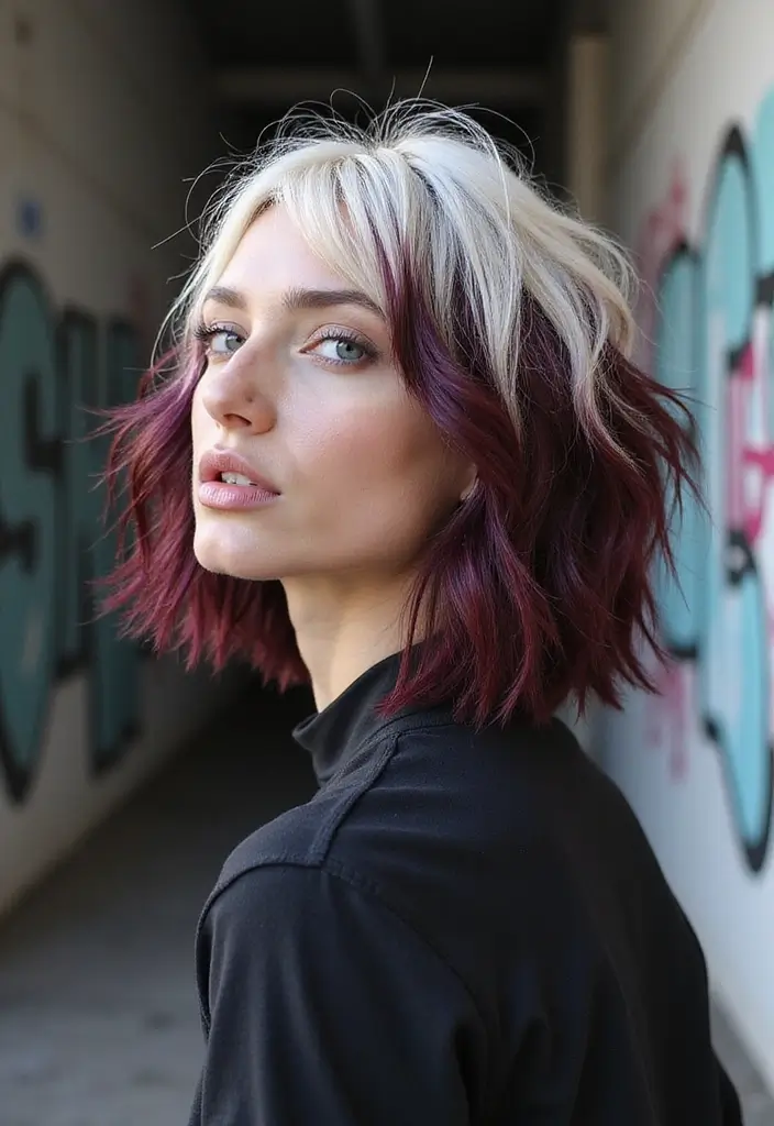 24 Low Maintenance Short Haircuts for Wavy Hair - 18. Disconnected Layers