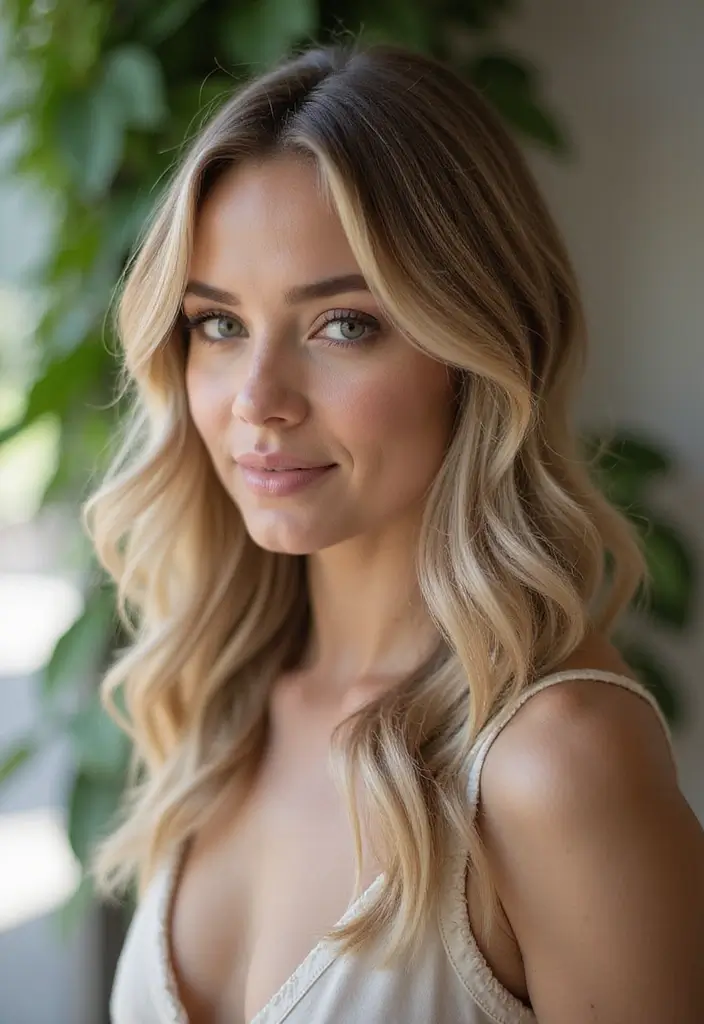 24 Low Maintenance Short Haircuts for Wavy Hair - 3. Soft Layered Lob