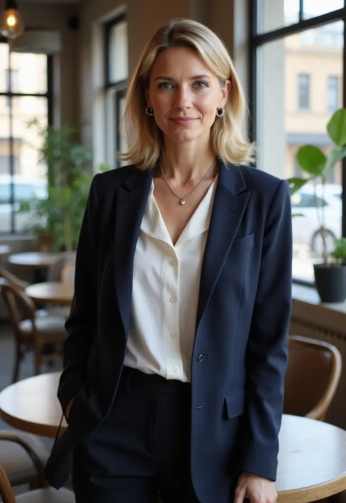 24 Medium Length Hairstyles for Women Over 50 That Shine - 1. The Chic Lob