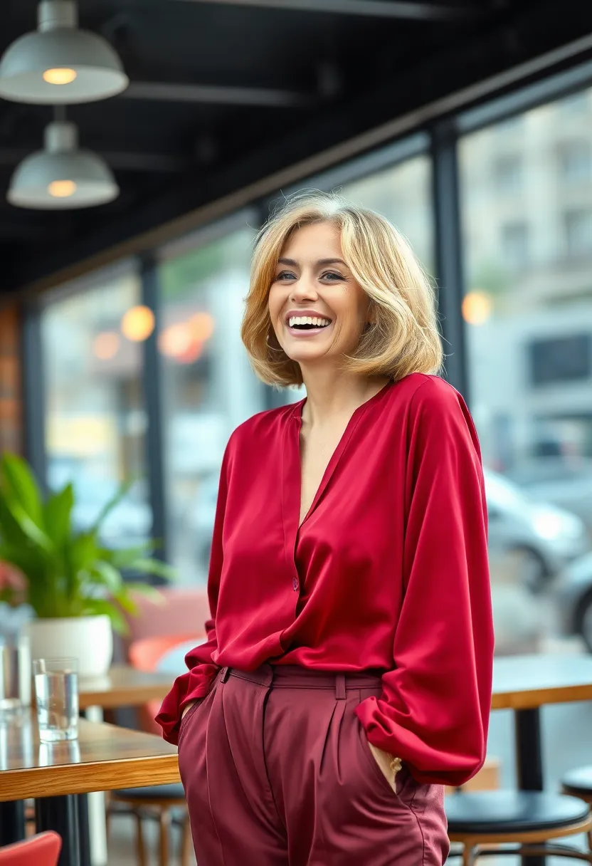 24 Medium Length Hairstyles for Women Over 50 That Shine - 14. Layered Bob with Color