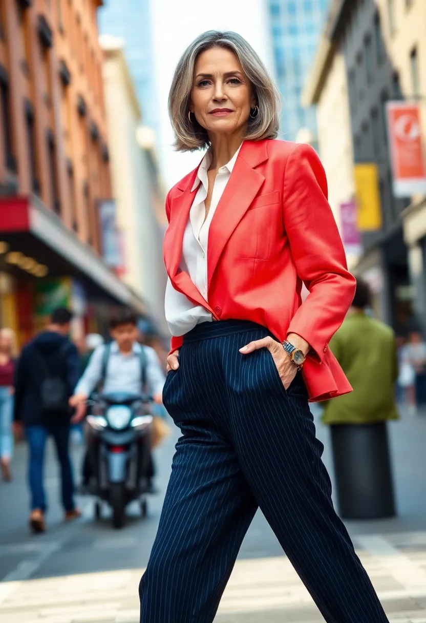 24 Medium Length Hairstyles for Women Over 50 That Shine - 22. The Ombre Lob