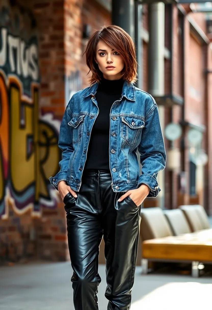 24 Medium Length Shag Haircuts for a Trendy Look - 20. Shaggy Layers with a Modern Twist