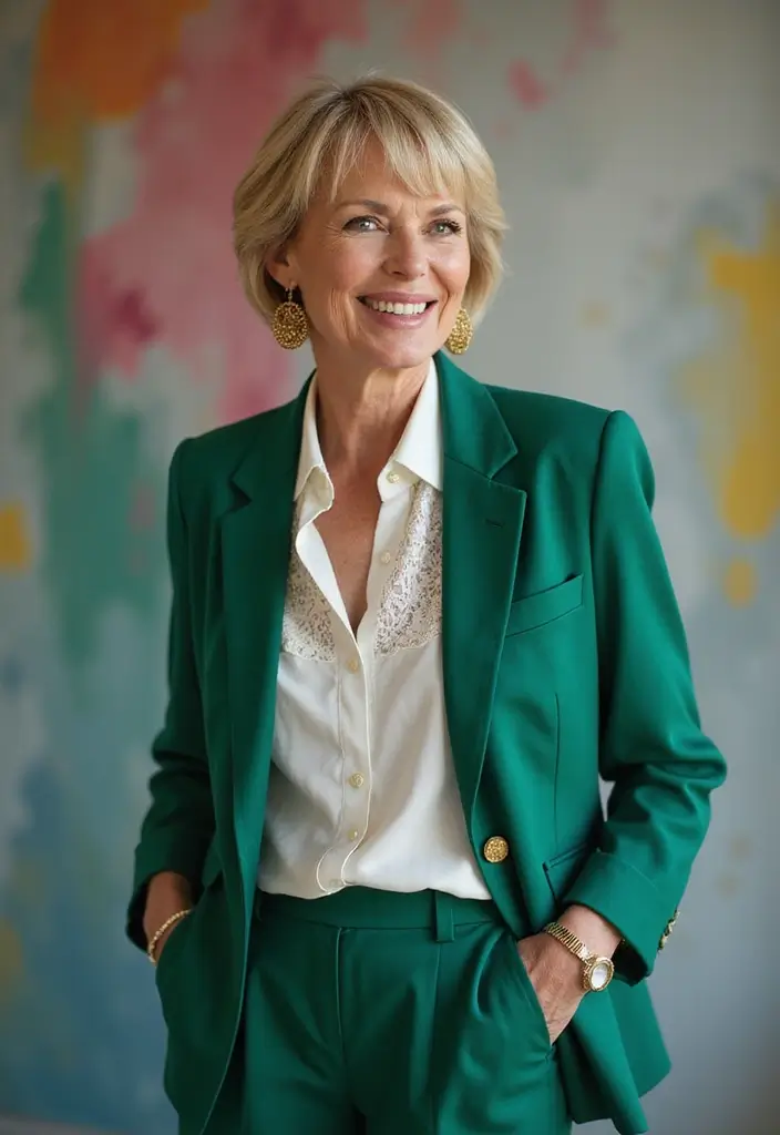 24 Short Hairstyles for Over 70 That Look Amazing - 22. Long Pixie with Bangs