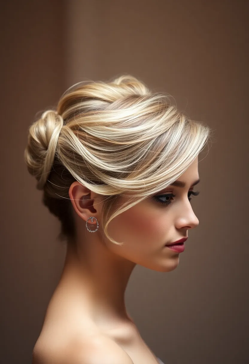 24 Short Shaggy Pixie Styles to Try Now - 17. Elegant Updo Pixie