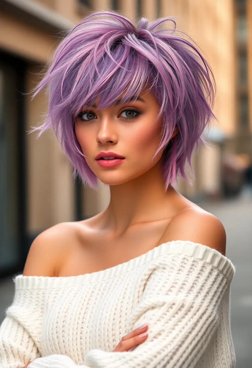 24 Short Shaggy Pixie Styles to Try Now - 20. Shaggy Pixie with Highlights