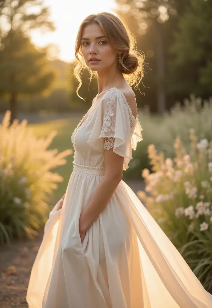 24 Volumizing Hairstyles for Thin Hair That Actually Work - 22. Wavy Low Bun