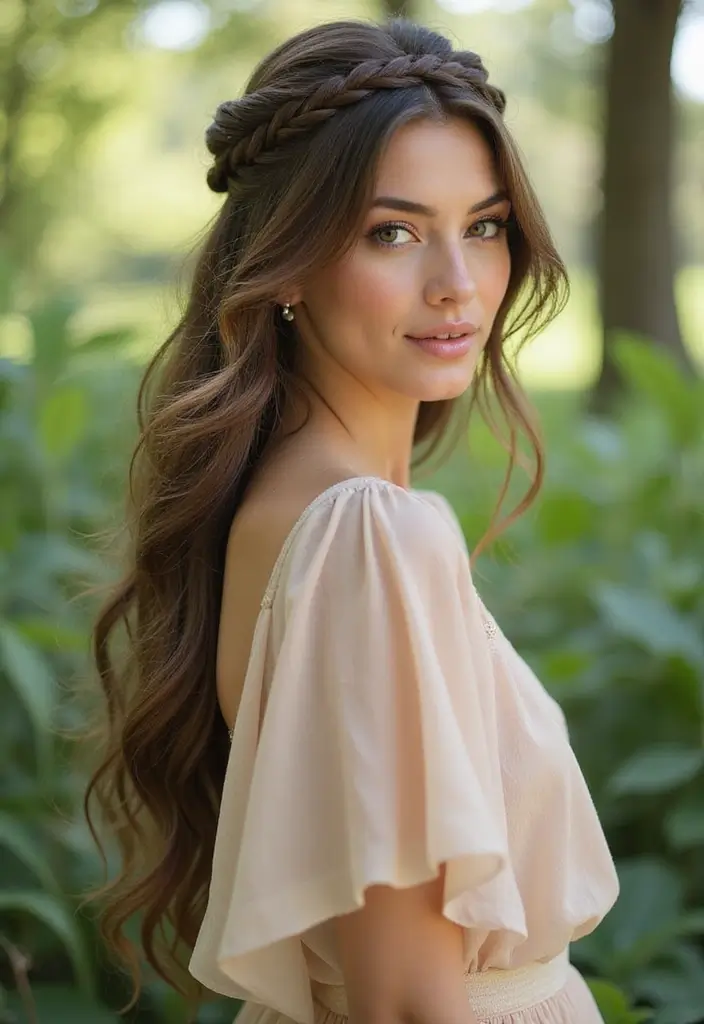 24 Volumizing Hairstyles for Thin Hair That Actually Work - 23. Crown Braid