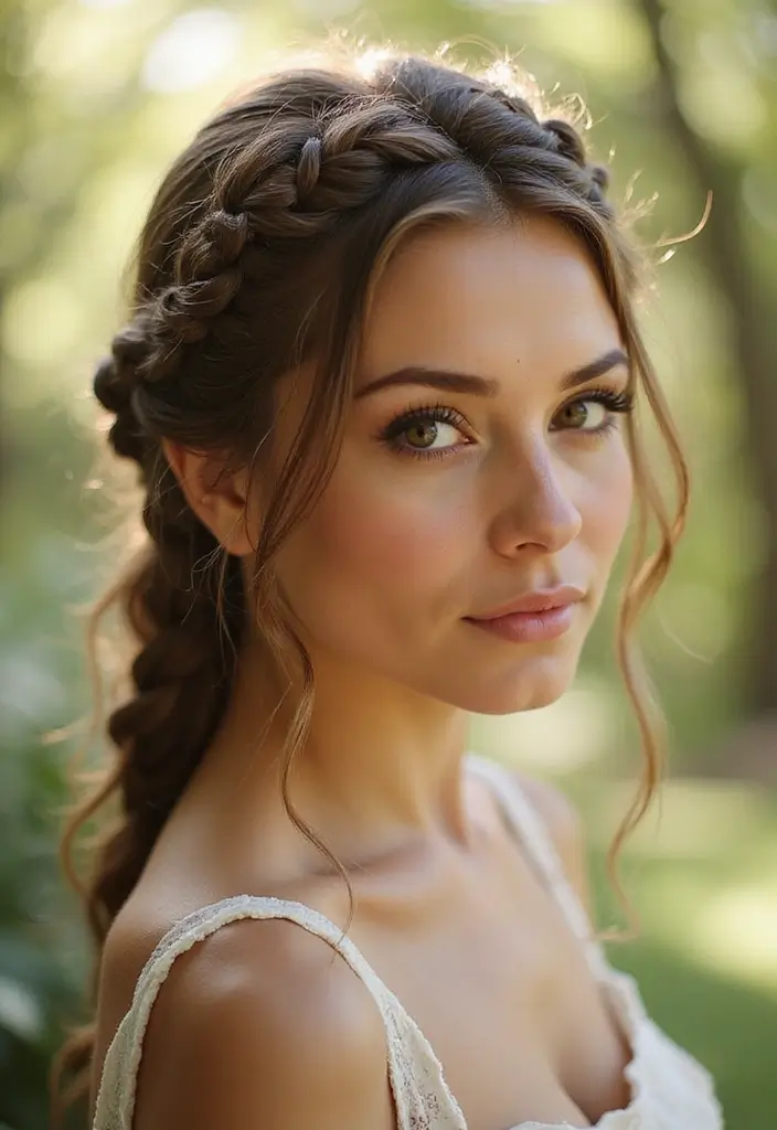 24 Volumizing Hairstyles for Thin Hair That Actually Work - 6. Braided Crown