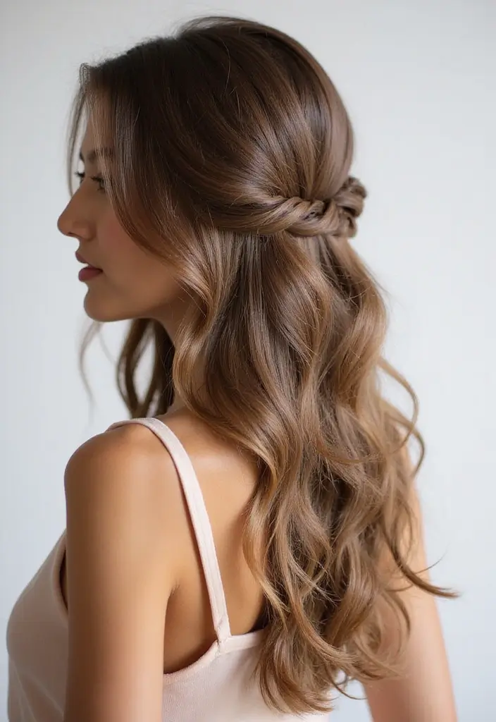 25 Bohemian-Inspired Hair Styles for Long Hair That Inspire - 23. Sleek Long Hair with Loose Braid