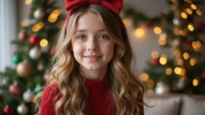 25 Christmas Hairstyles for Girls That Are Adorable