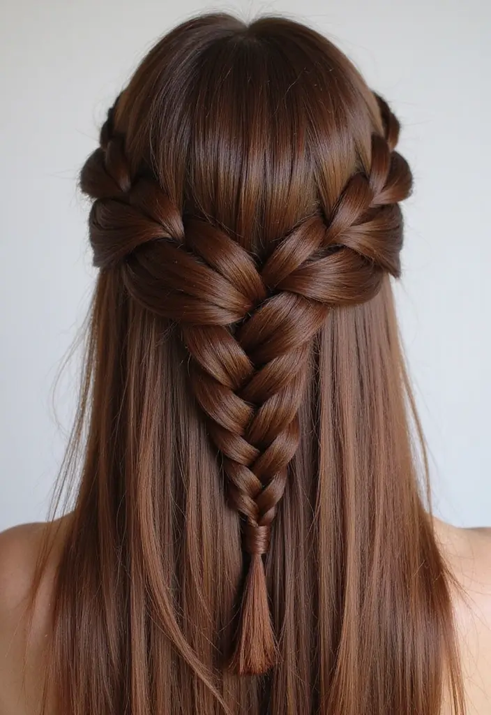 25 Easy Hairstyles to Do When You're Short on Time - 12. Simple Dutch Braid