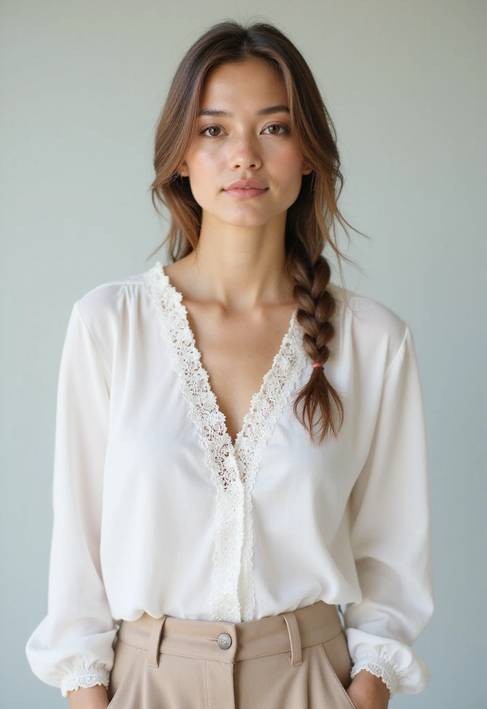 25 Easy Hairstyles to Do When You're Short on Time - 16. Quick Low Braid