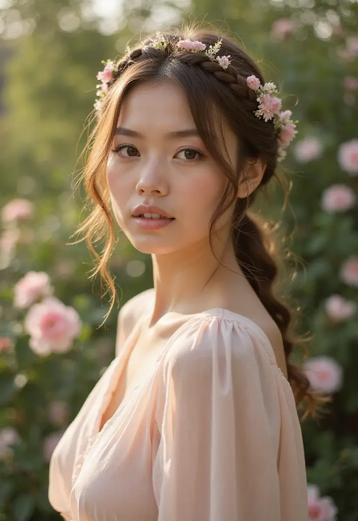 25 Easy Hairstyles to Do When You're Short on Time - 18. Chic Braided Crown