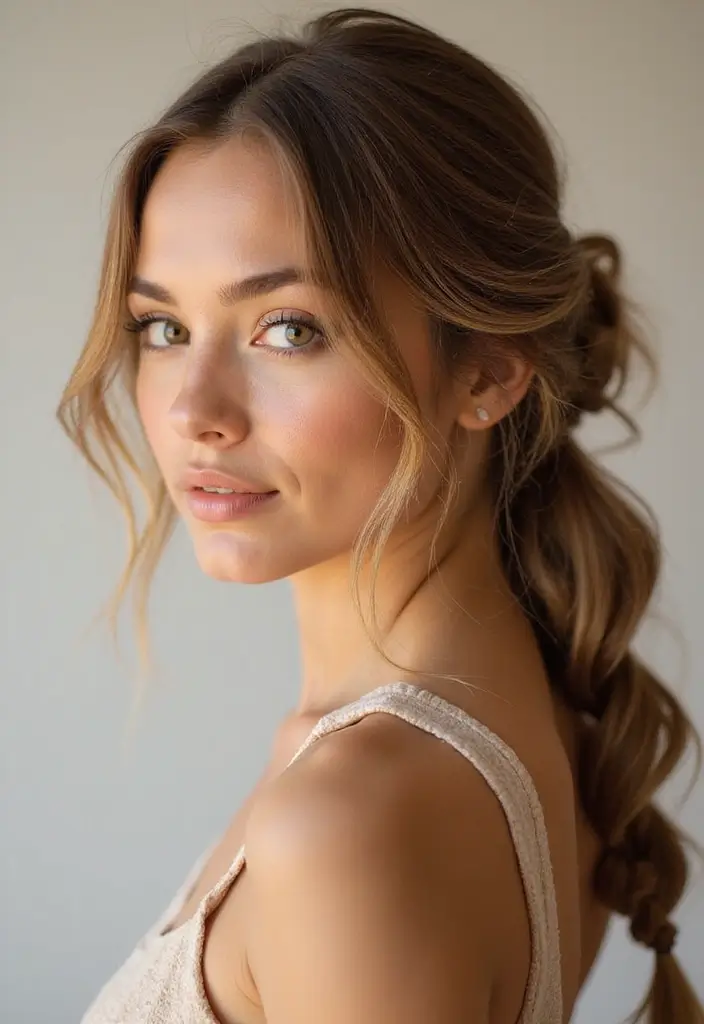 25 Easy Hairstyles to Do When You're Short on Time - 2. The Quick Braid
