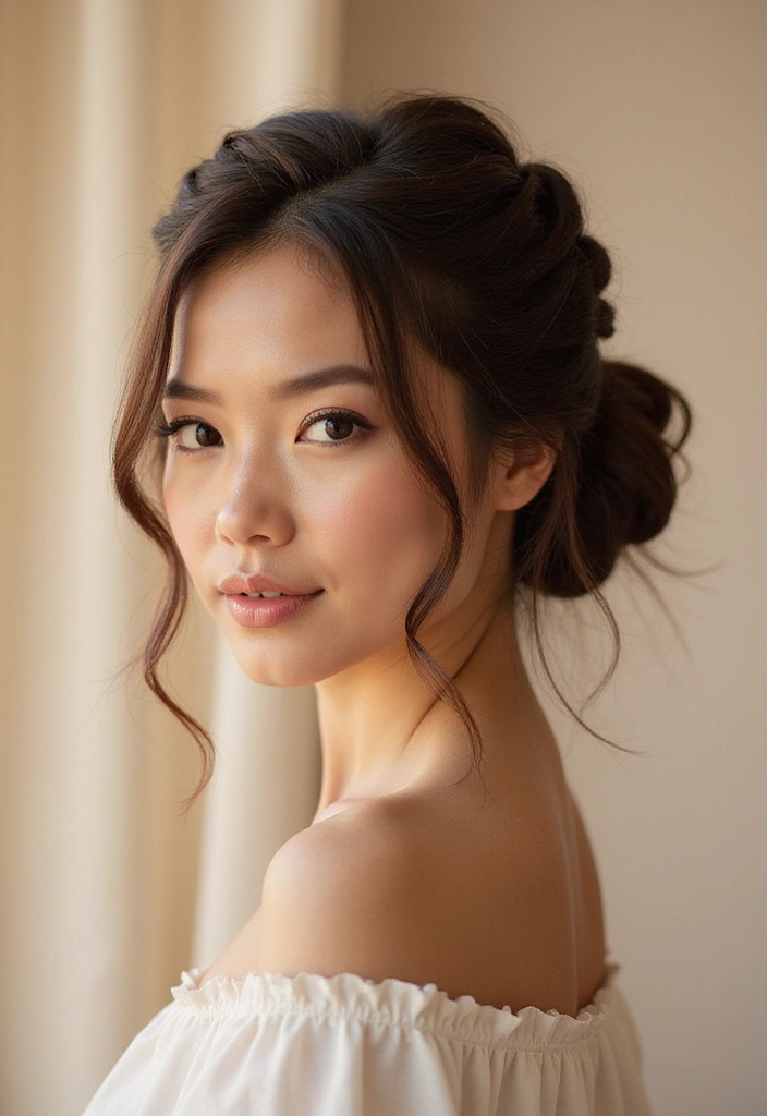 25 Easy Hairstyles to Do When You're Short on Time - 5. Quick Twist Updo