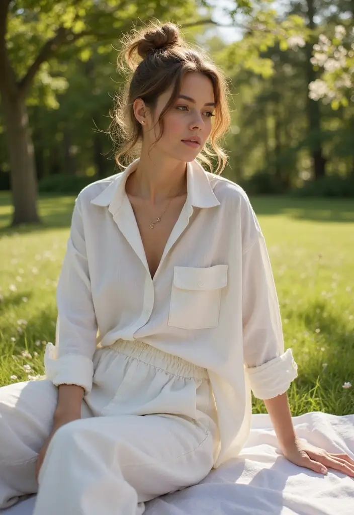 25 Elegant Hairstyles Over 50 to Feel Youthful - 16. Messy Bun with Face-Framing Layers