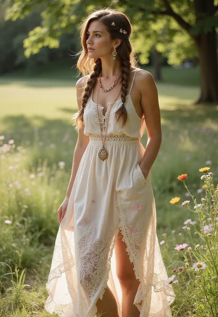 25 Elegant Hairstyles Over 50 to Feel Youthful - 7. Boho Braids