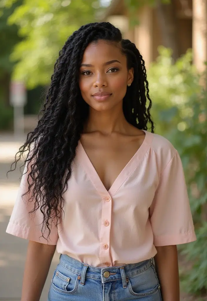 25 Gorgeous Hairstyles Natural to Embrace Your Roots - 19. Twists